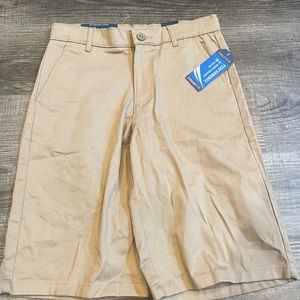 NAUTICA Boys School Uniform Shorts 16 Regular Khaki , NWT.